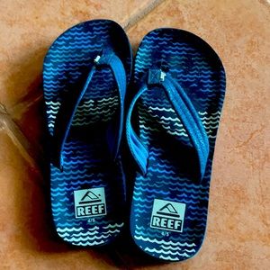 Boys Quick Silver, Reef and Cat and Jack flip flops size 4/5 and 6/7